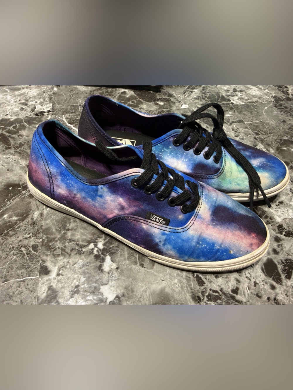 Vans Galaxy Print Low-Top Sneakers - Blue/Purple (7 women)